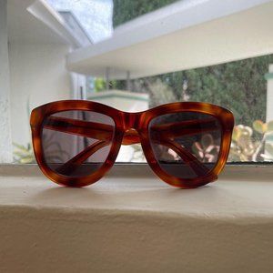 The Row x Linda Farrow Tortoiseshell Sunglasses